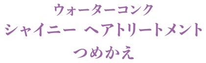 ウォーターコンク シャイニー ヘアトリートメント