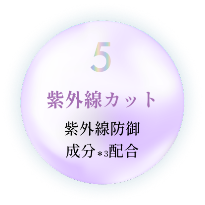紫外線カット　紫外線防御成分配合